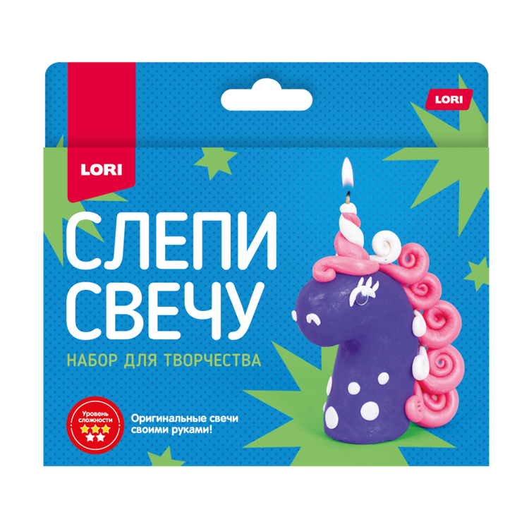 Пз/С-019/Слепи свечу "Единорожка"/53
