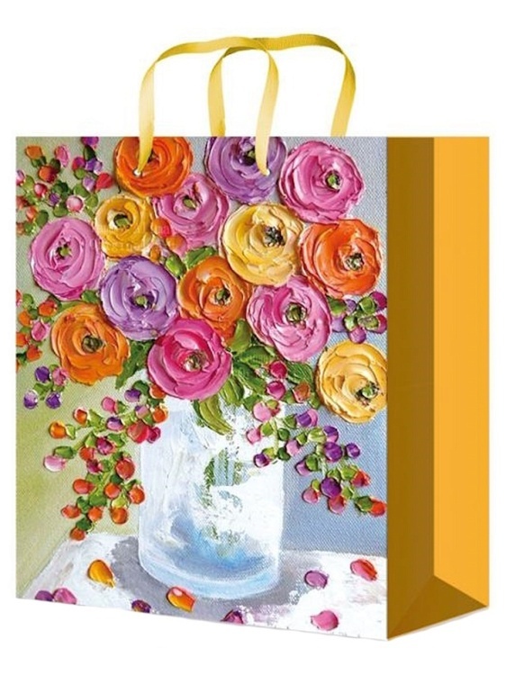 ПКП-0316/Optima Пакет подарочный с глянц.лам. 14x20x6,5 см (МS) Весенняя композиция, 128 г/58 №1(1)