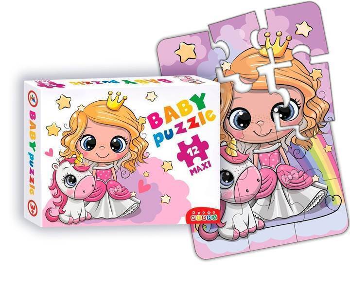 Пазлы Baby Радужные единороги/3848/10 №2(2)