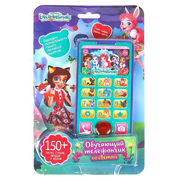 349424/Обуч.телефончик ЭНЧАНТИМАЛС 150 песен,стихов,загадок,звук.св.блист.бат. Умка/HT567-R/1 №2(2)