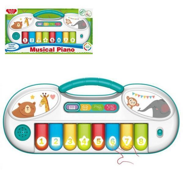 Y2163713/Пианино на бат., световые и звуковые эффекты, в/к 36*13*6 см