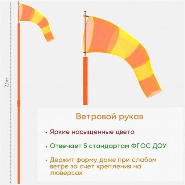 Ветровой рукав (комплект) №1(1)