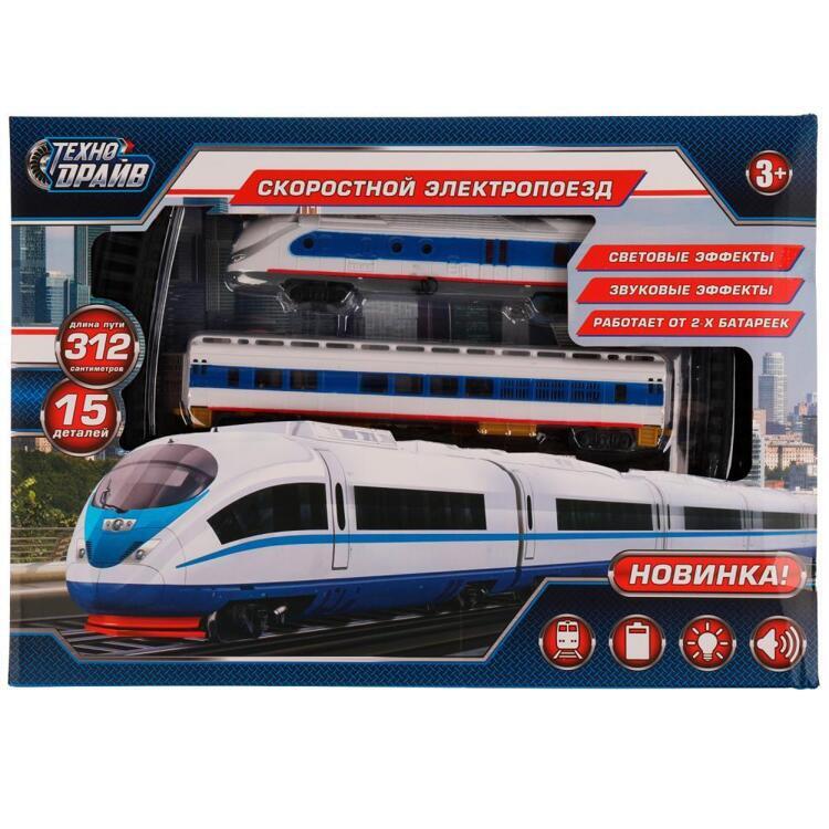 334852/Железная дорога свет-звук, на бат,длина пути 312,кор.45,5*31,8*5см ТЕХНОДРАЙВ/Z310-H06104-R/1