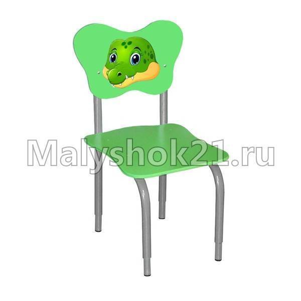 Стул на м/к регул.2/112,220-260-300мм,каркас-серый,Сид.и спинк.из МДФ 8мм,цвет в асс. №1(1)